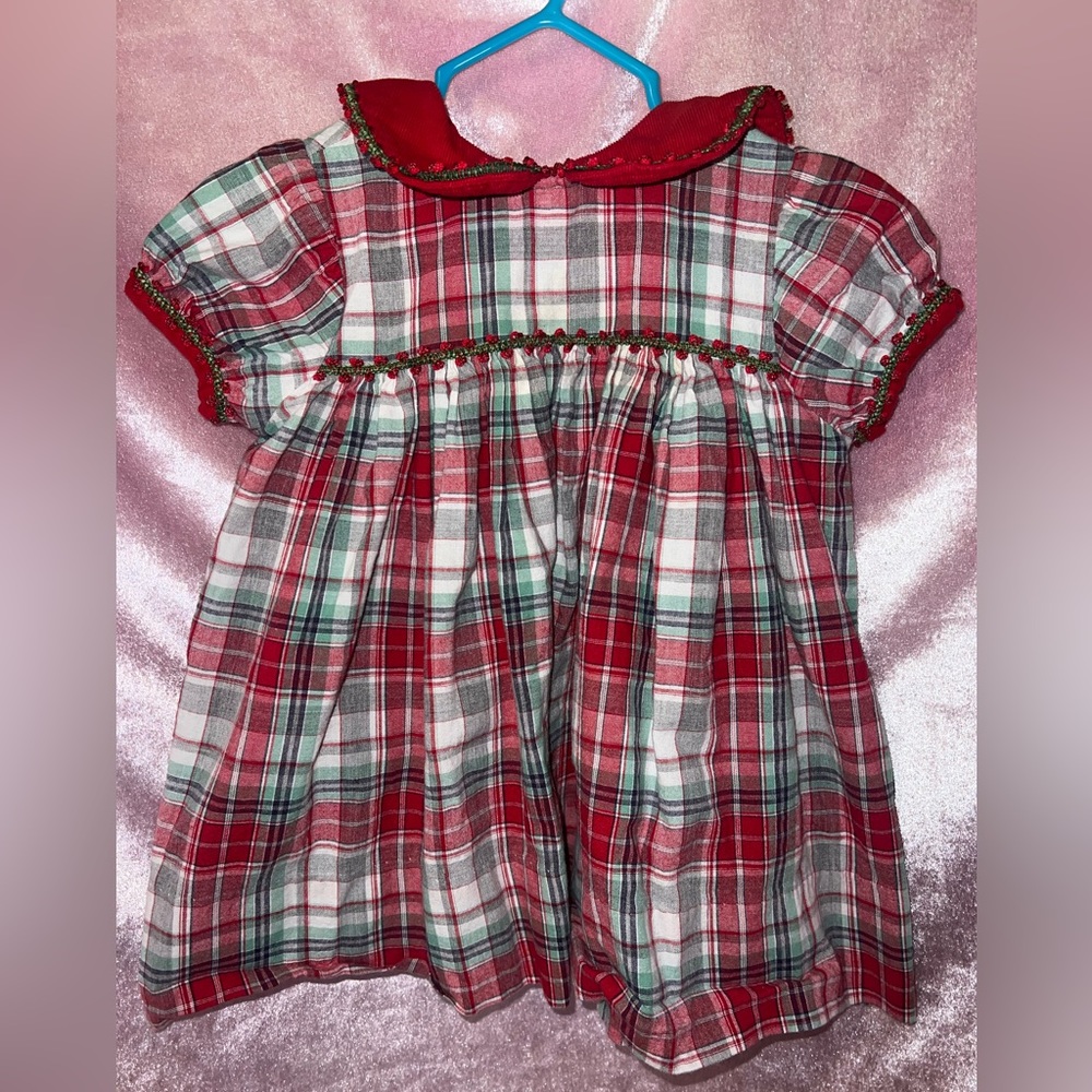 Glorimont- christmas smocked dress